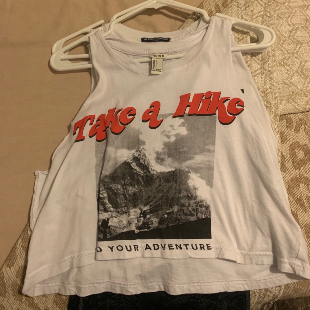 Take a hike cropped tank. Forever 21